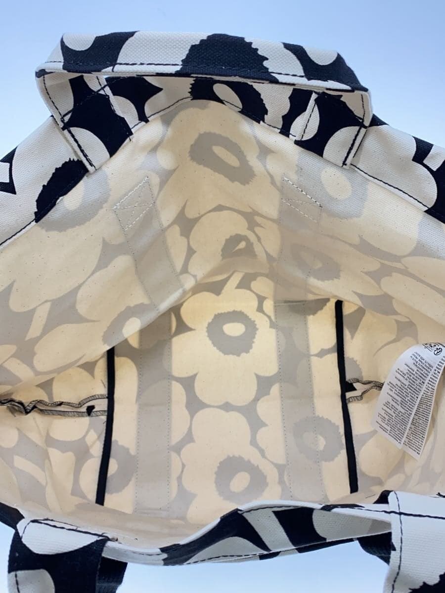 marimekko Mono City Tote Unikko Cotton BLK 092196 6