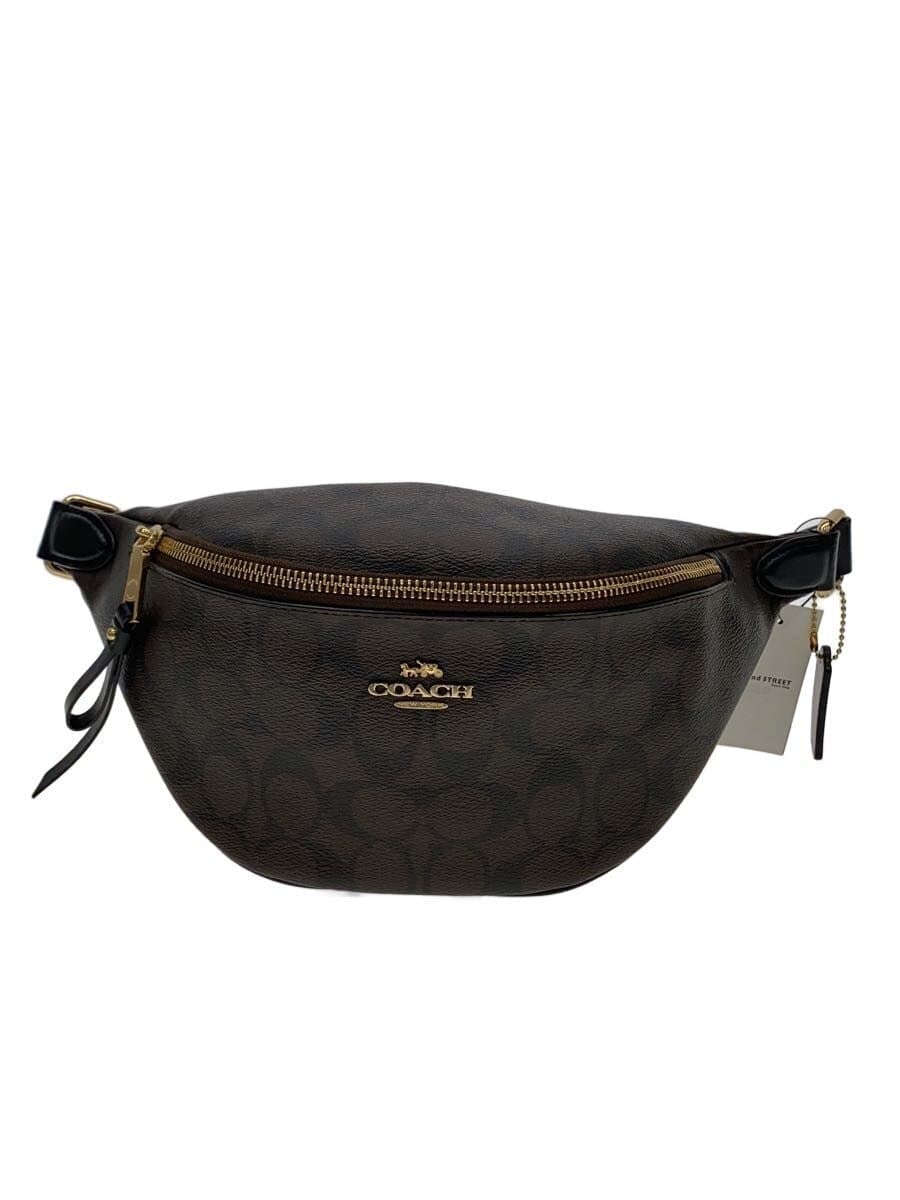 COACH Waist Bag Signature Brown -- BRW Allover Pattern F48740