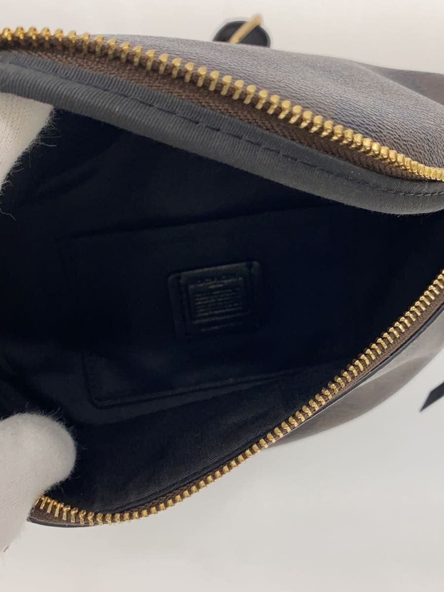 COACH Waist Bag Signature Brown -- BRW Allover Pattern F48740 6