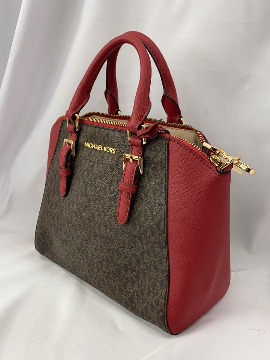 MICHAEL KORS Shoulder Bag Leather RED All Over Pattern 35s9gc6m6b 2