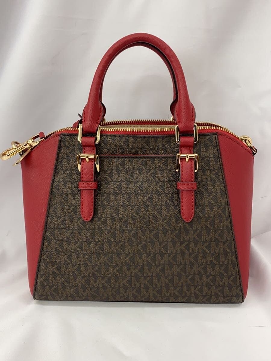 MICHAEL KORS Shoulder Bag Leather RED All Over Pattern 35s9gc6m6b 3