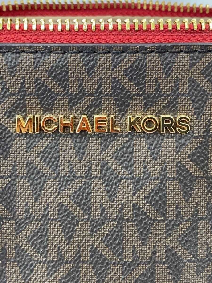 MICHAEL KORS Shoulder Bag Leather RED All Over Pattern 35s9gc6m6b 5