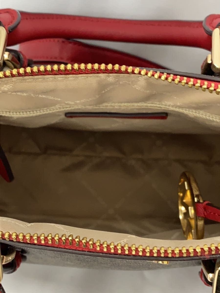 MICHAEL KORS Shoulder Bag Leather RED All Over Pattern 35s9gc6m6b 6