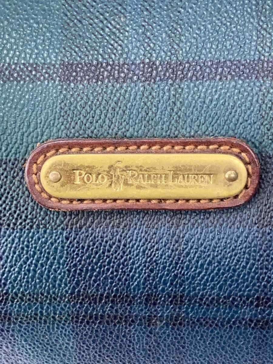 POLO RALPH LAUREN Shoulder Bag PVC GRN Check 5