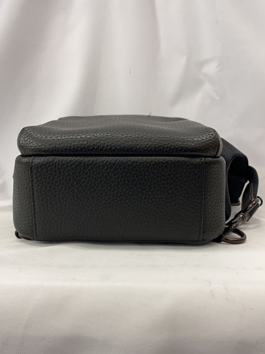 COACH Shoulder Bag Leather Black C5331 4