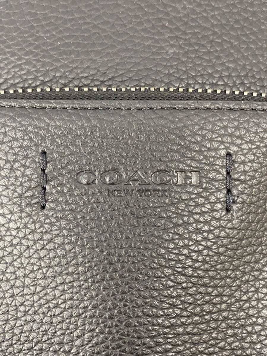 COACH Shoulder Bag Leather Black C5331 5