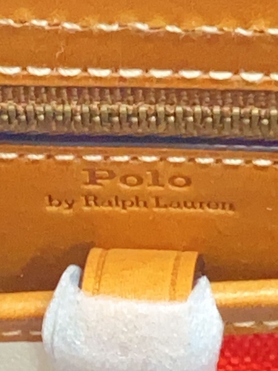 POLO RALPH LAUREN Bellport Pony Embroidery Reversible Tote Bag Canvas RED Border Stripe 5