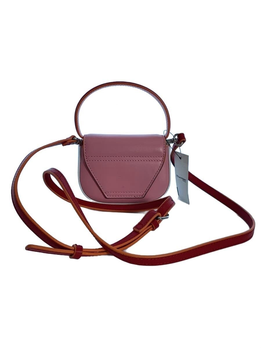 DIESEL1DR Shoulder Bag Leather PNK Solid X08709 3