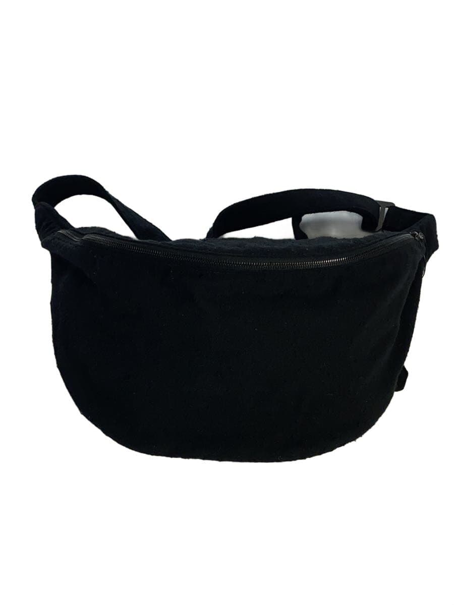COMOLI Waist Bag -- BLK B01-07004 Silk Nep Waist Bag 25SS
