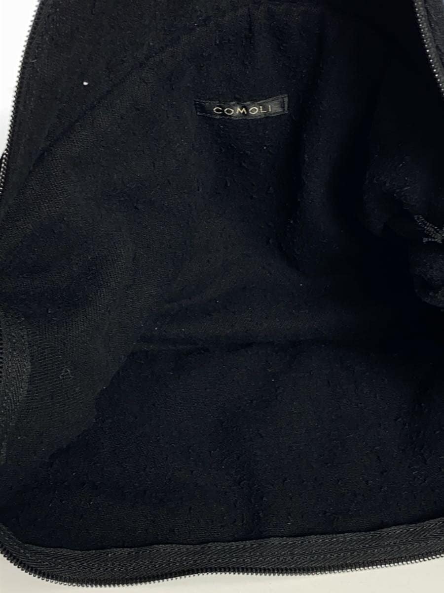 COMOLI Waist Bag -- BLK B01-07004 Silk Nep Waist Bag 25SS 6