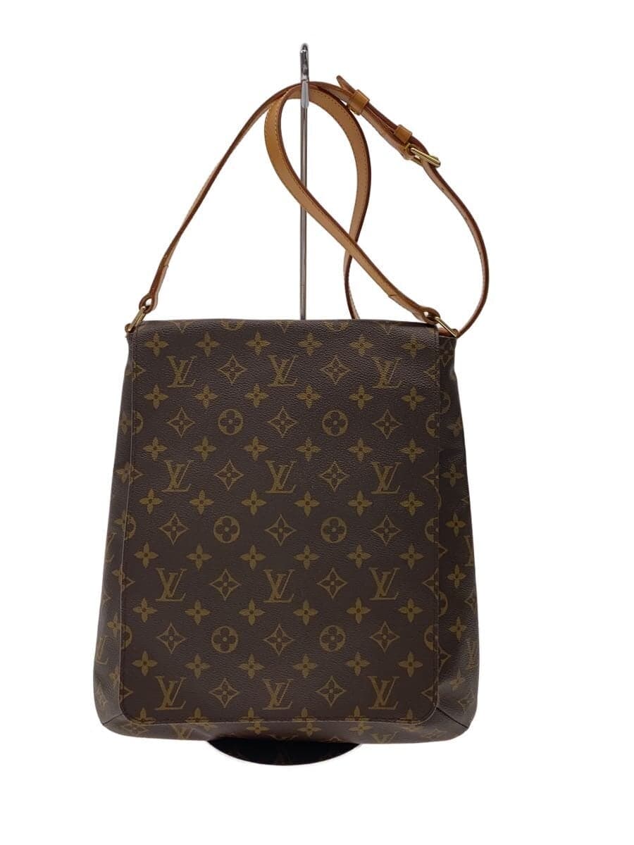 LOUIS VUITTON Musette_Monogram Canvas PVC BRW