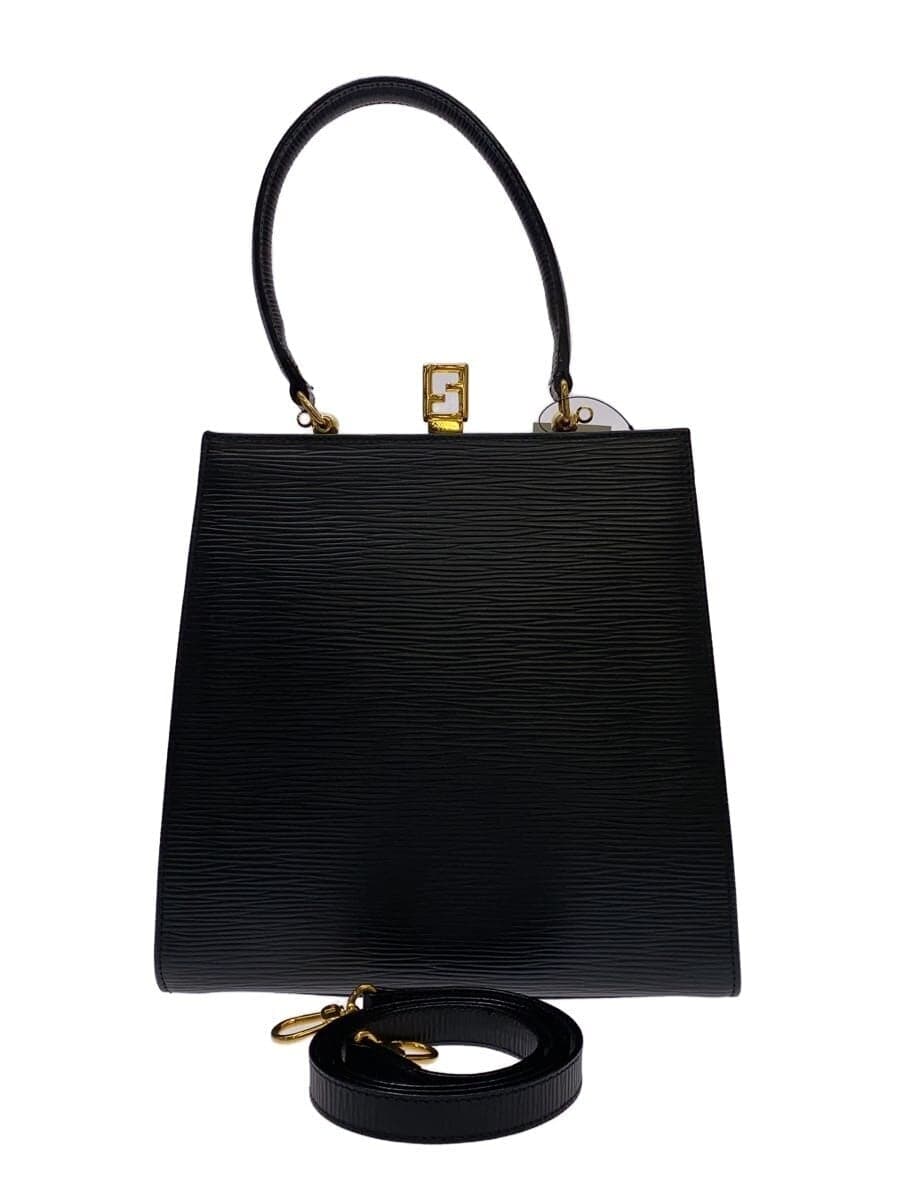 FENDI tote bag leather BLK