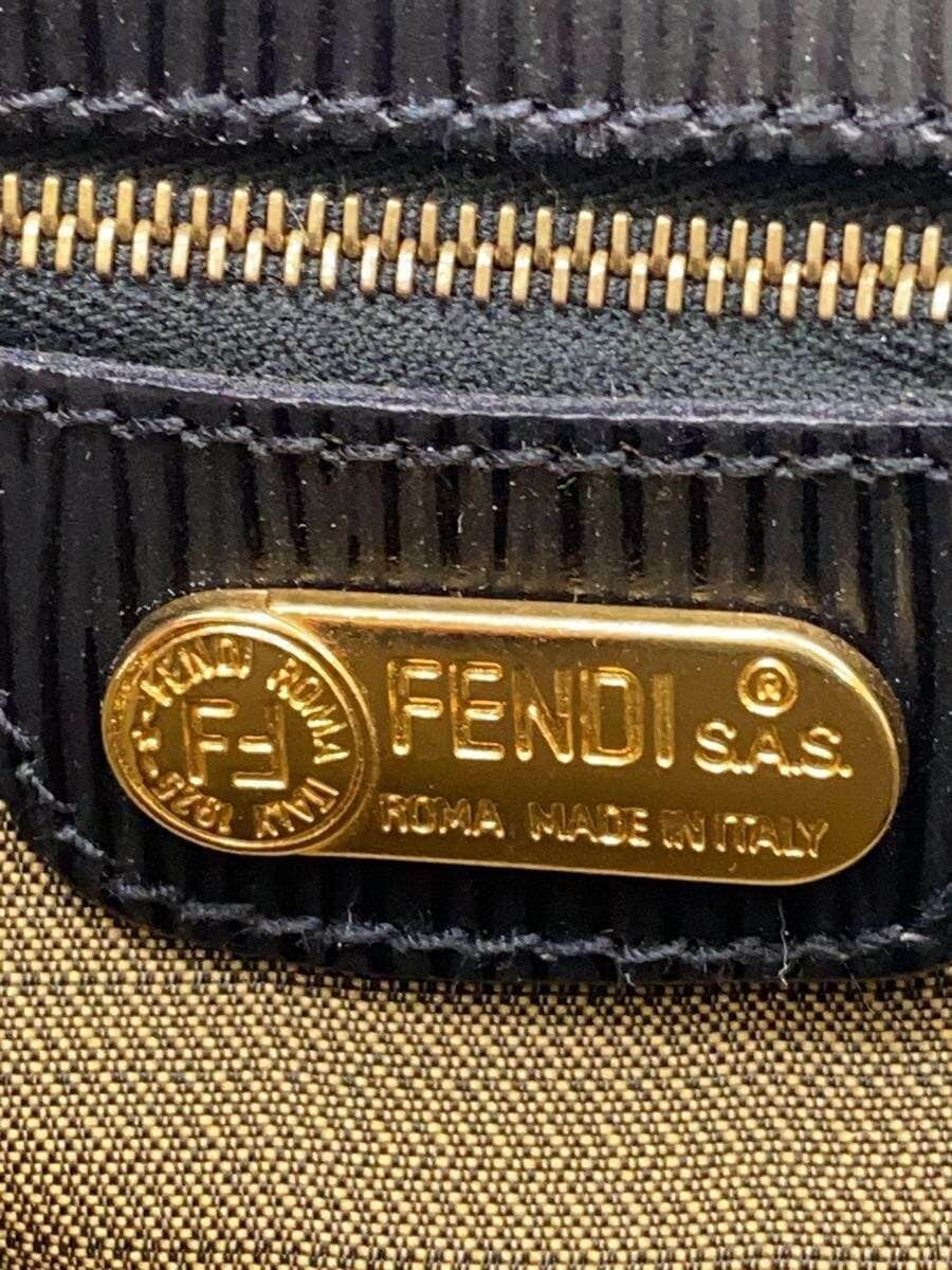FENDI tote bag leather BLK 5