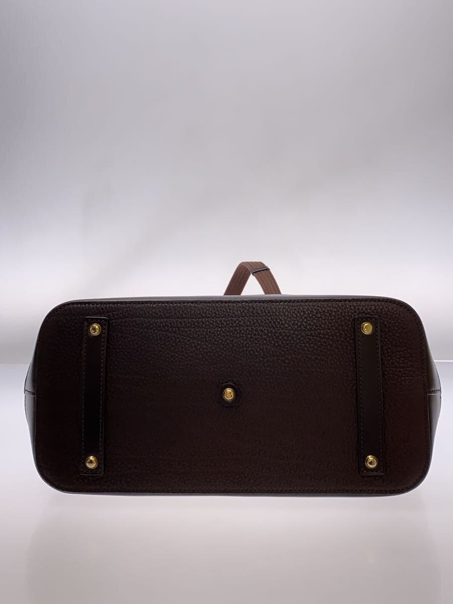 SOMES SADDLE Bag Leather BRW Solid Color 4