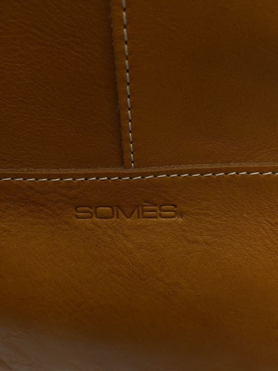 SOMES SADDLE Tote Bag Leather CML Plain 5