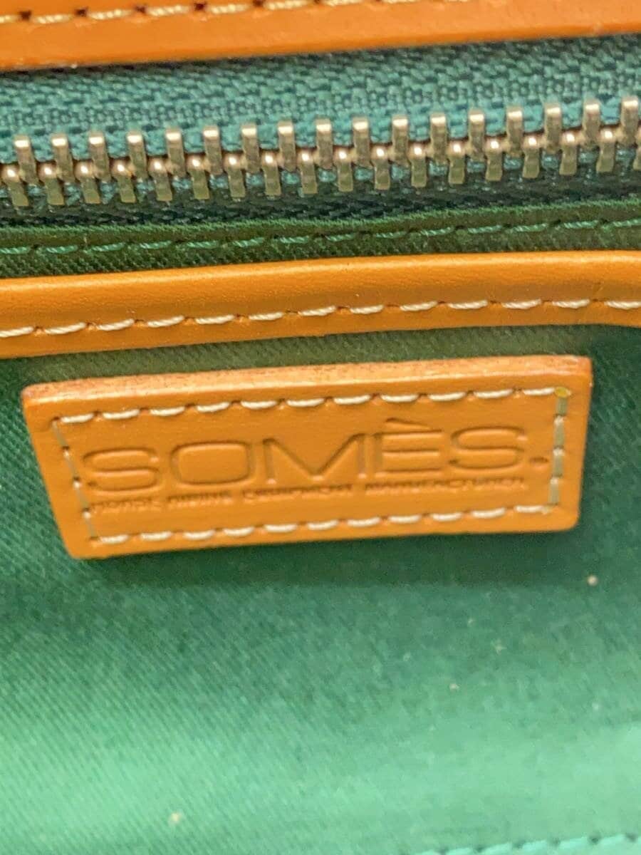 SOMES SADDLE Shoulder Bag Leather BRW 5