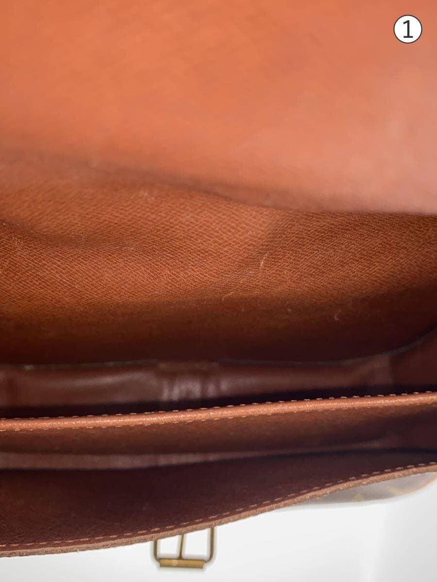 LOUIS VUITTON Cartouchiere MM_Monogram Canvas PVC BRW 6