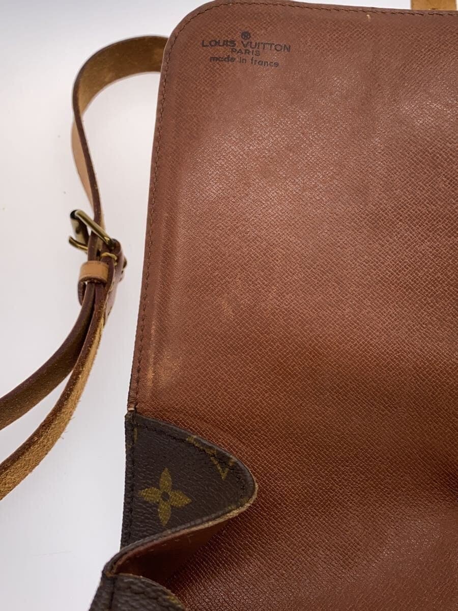LOUIS VUITTON Cartouchiere MM_Monogram Canvas PVC BRW 7