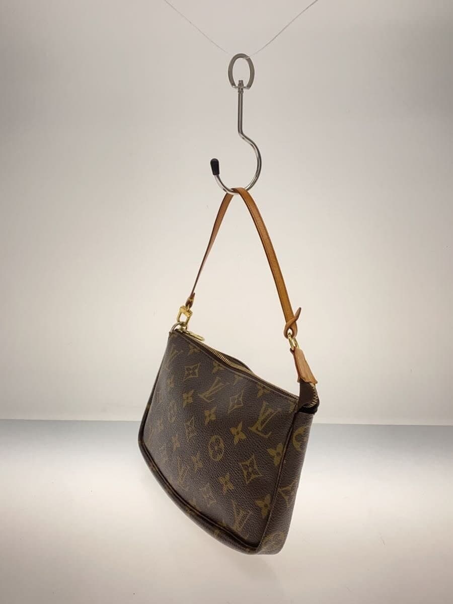LOUIS VUITTON 1) Pochette Accessoires Monogram Canvas PVC BRW M51980 2