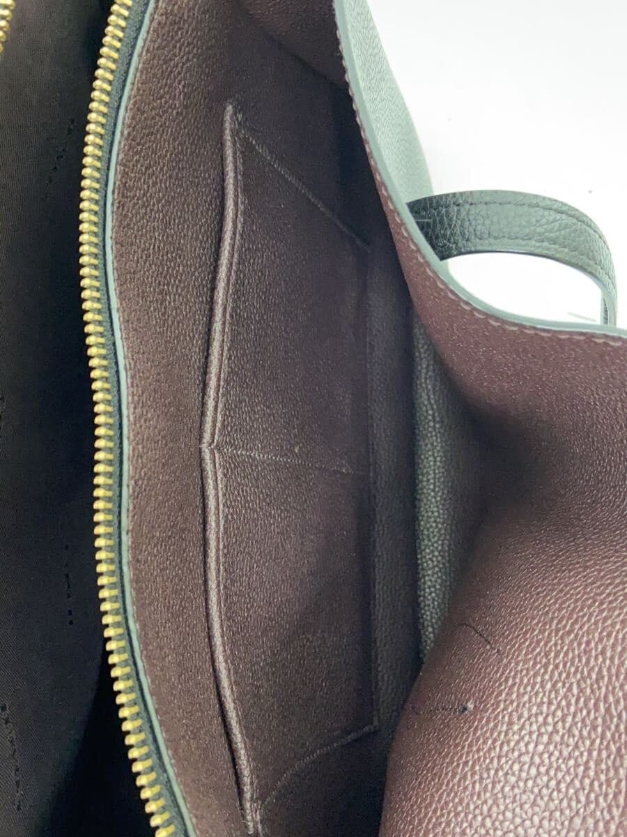 COACH Tote Bag Leather BLK Solid 89486 7