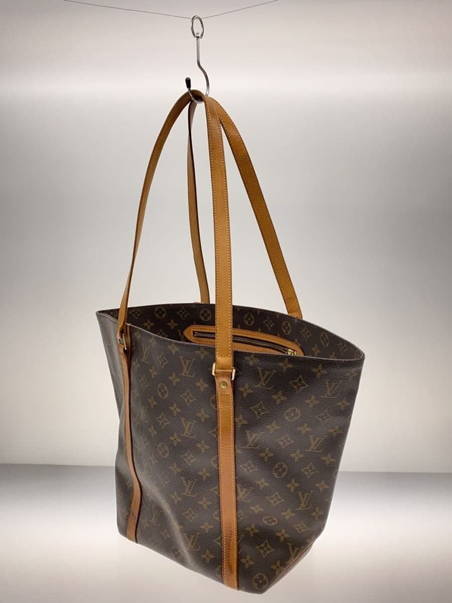 LOUIS VUITTON Sac Shopping_Monogram Canvas PVC BRW All-over Print M51108 2
