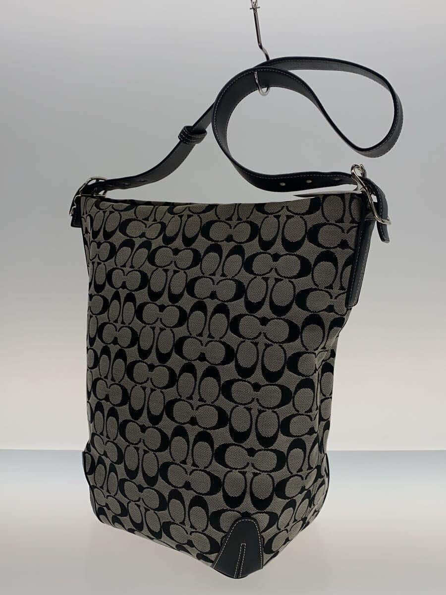 COACH Shoulder Bag BLK All Over Pattern 6083 2