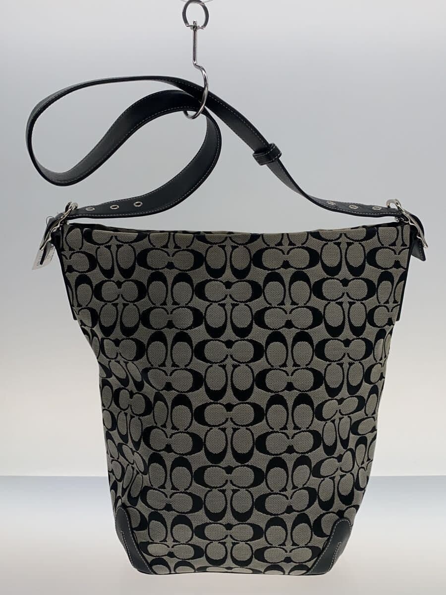 COACH Shoulder Bag BLK All Over Pattern 6083 3