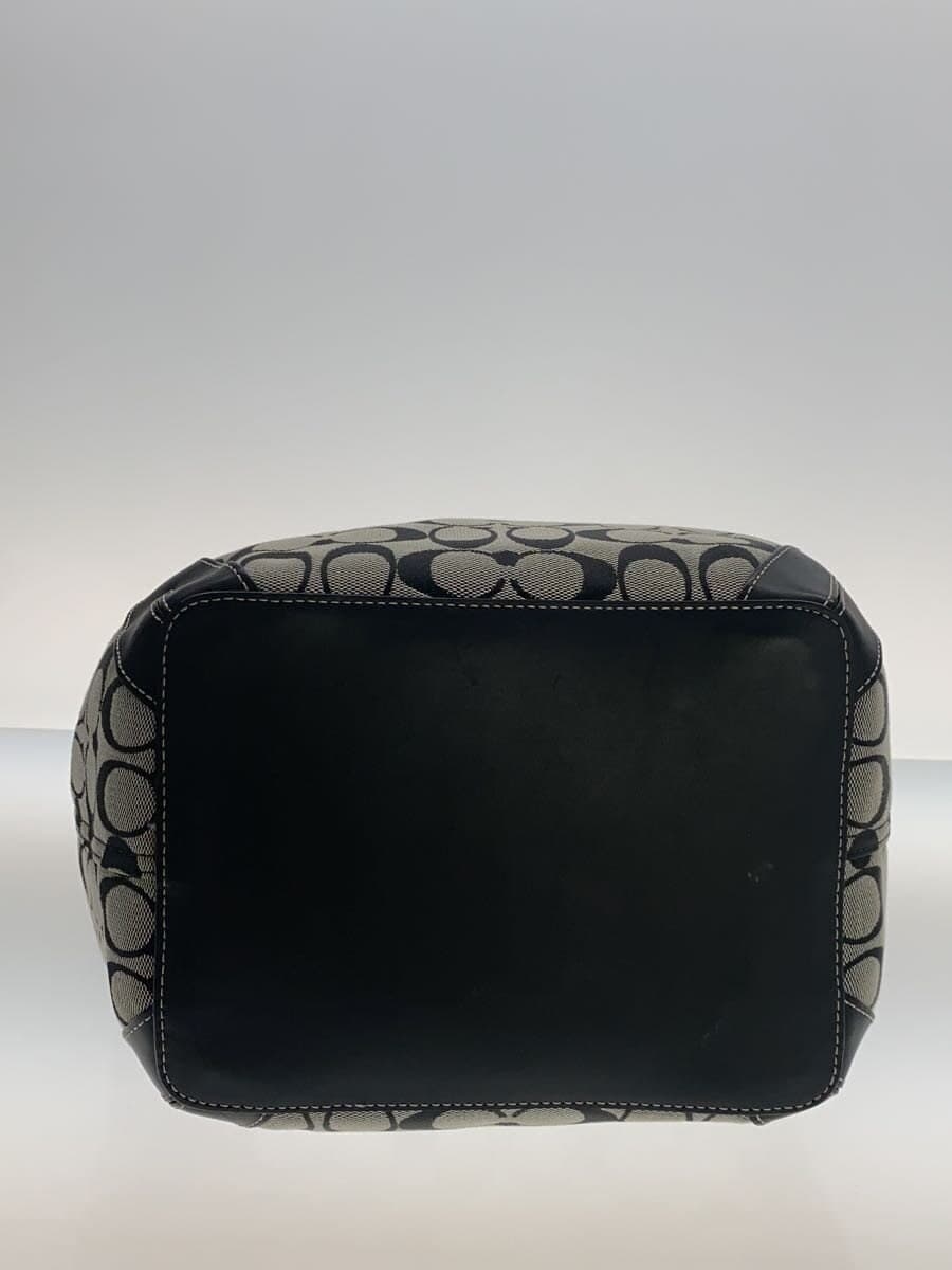 COACH Shoulder Bag BLK All Over Pattern 6083 4