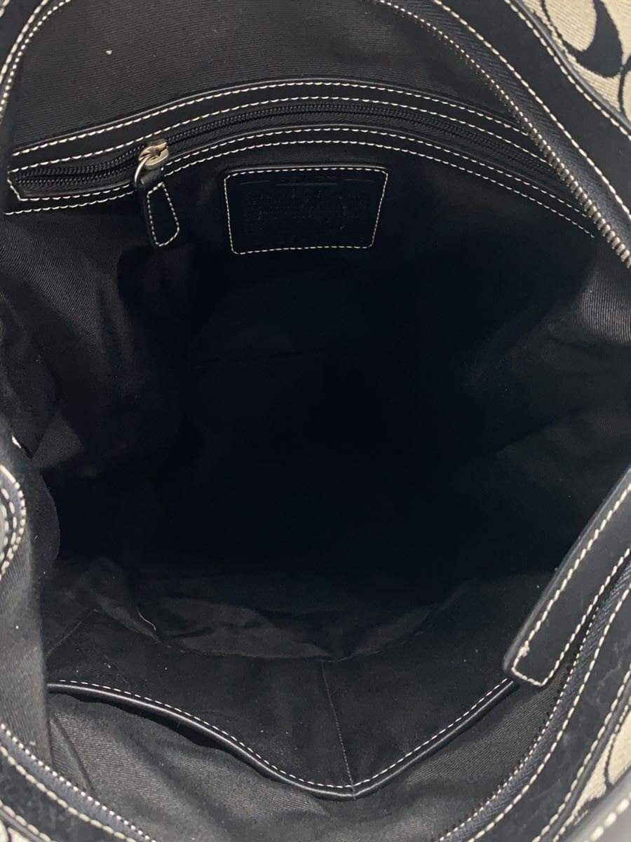 COACH Shoulder Bag BLK All Over Pattern 6083 6