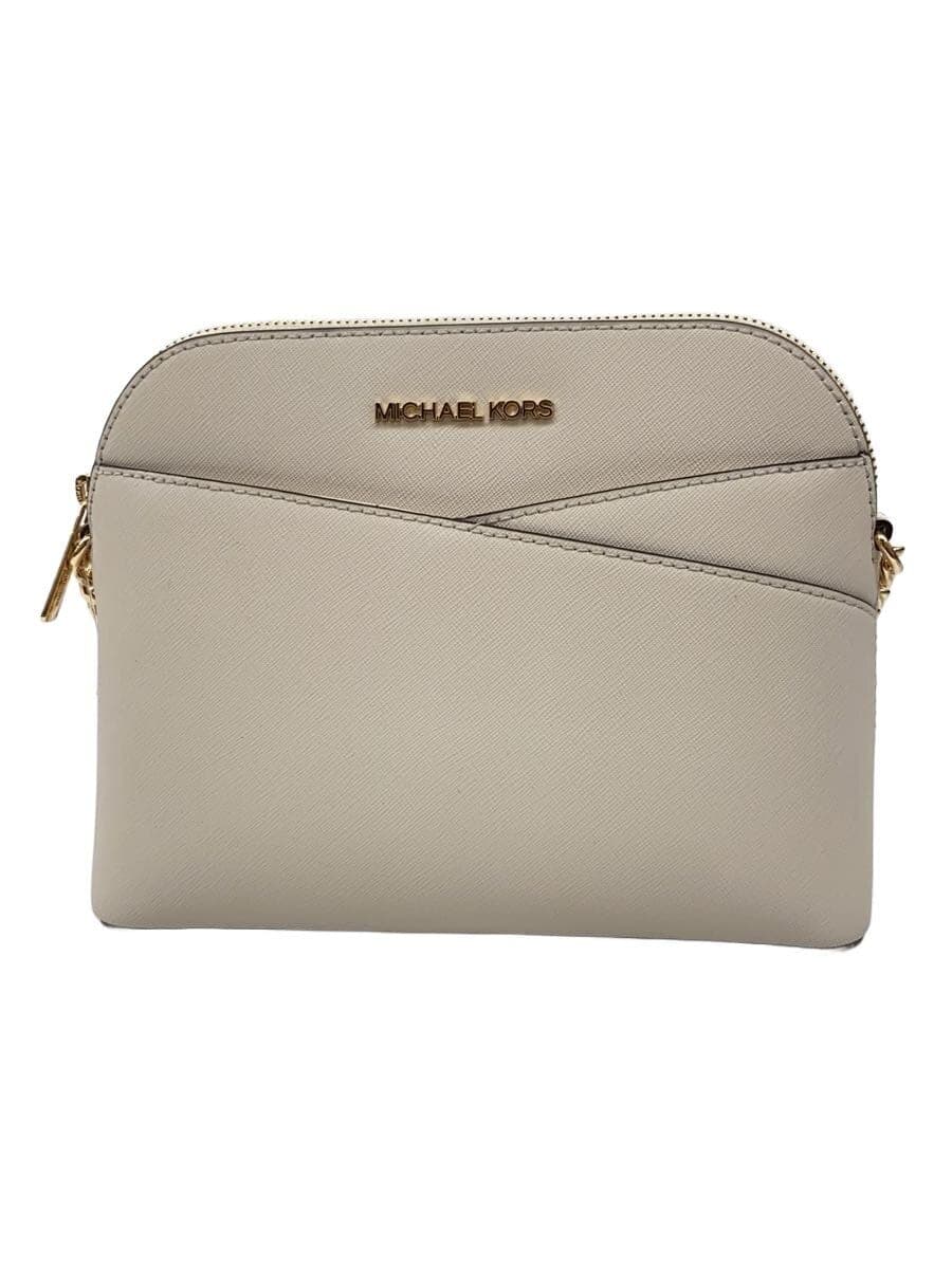 MICHAEL KORSJET SET TRAVEL Dome Crossbody Medium Leather CRM 35F1GTVC6T