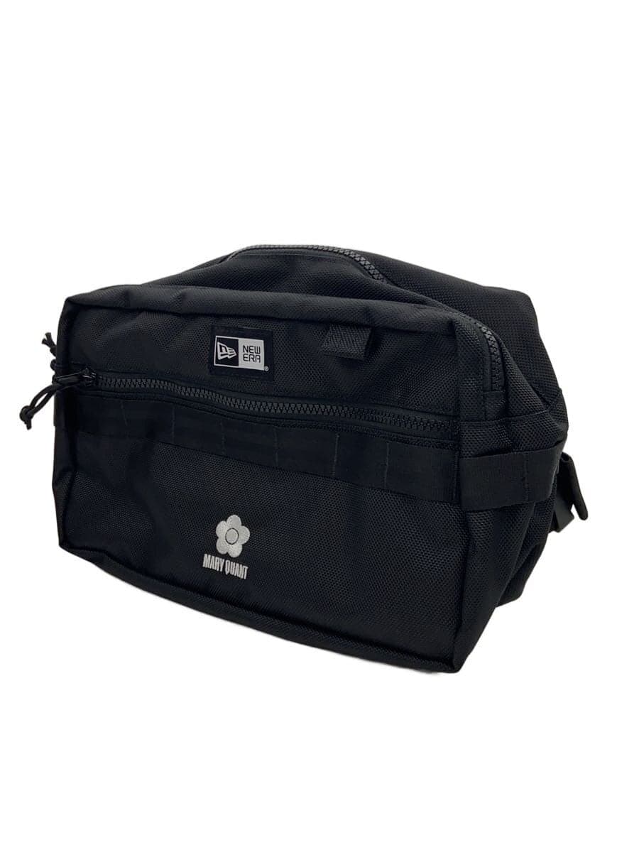 MARY QUANT × NEW ERA × NEW ERA Square Body Bag PVC Black Solid Color 2