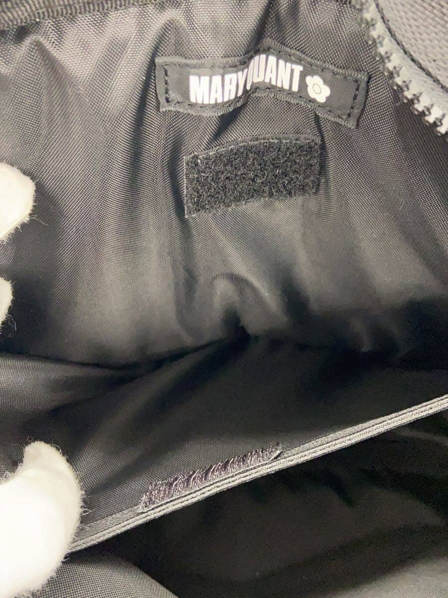 MARY QUANT × NEW ERA × NEW ERA Square Body Bag PVC Black Solid Color 6