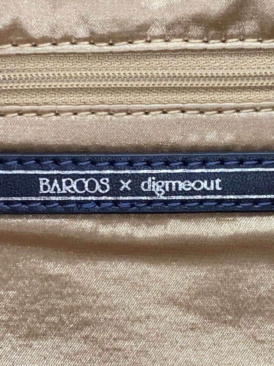 BARCOS × digmeout Designed by Ryuji Otani Tote Bag Leather BLK 5