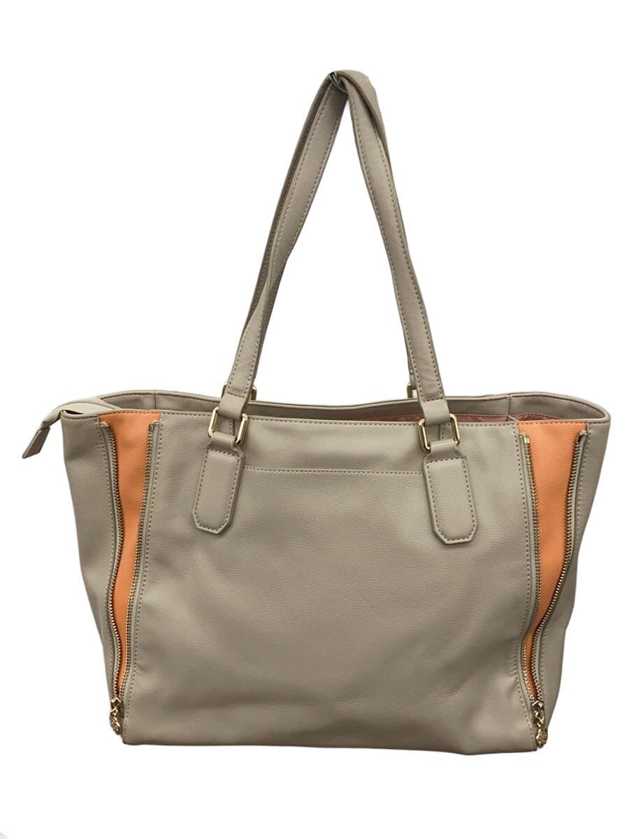 CLATHAS Handbag Faux Leather BEG 4