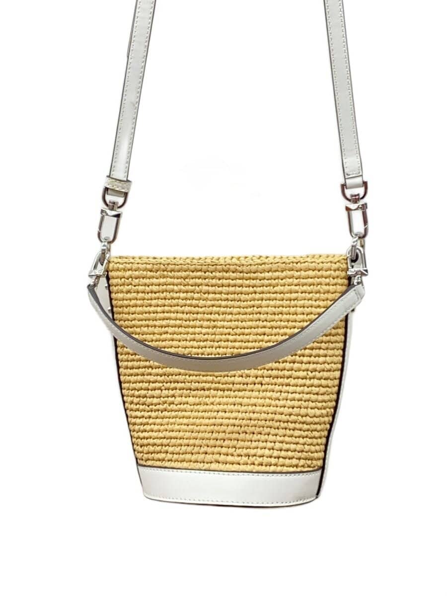 MICHAEL KORSTOWNSEND Straw Crossbody Shoulder BEG 32S4S10C50 3