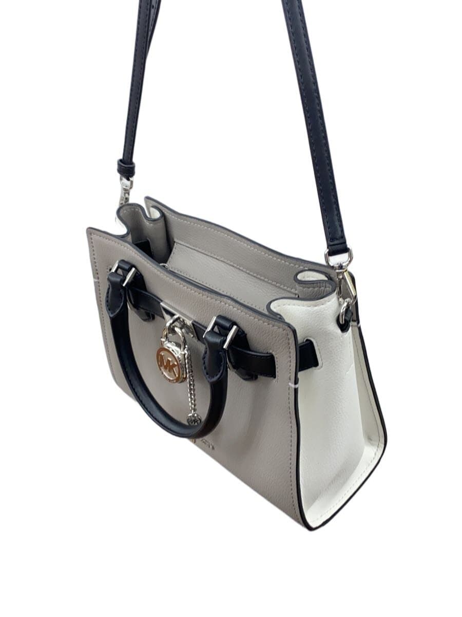 MICHAEL KORSHAMILTON Satchel Small Shoulder Bag Leather GRY 35T5SHMS1T2633 2