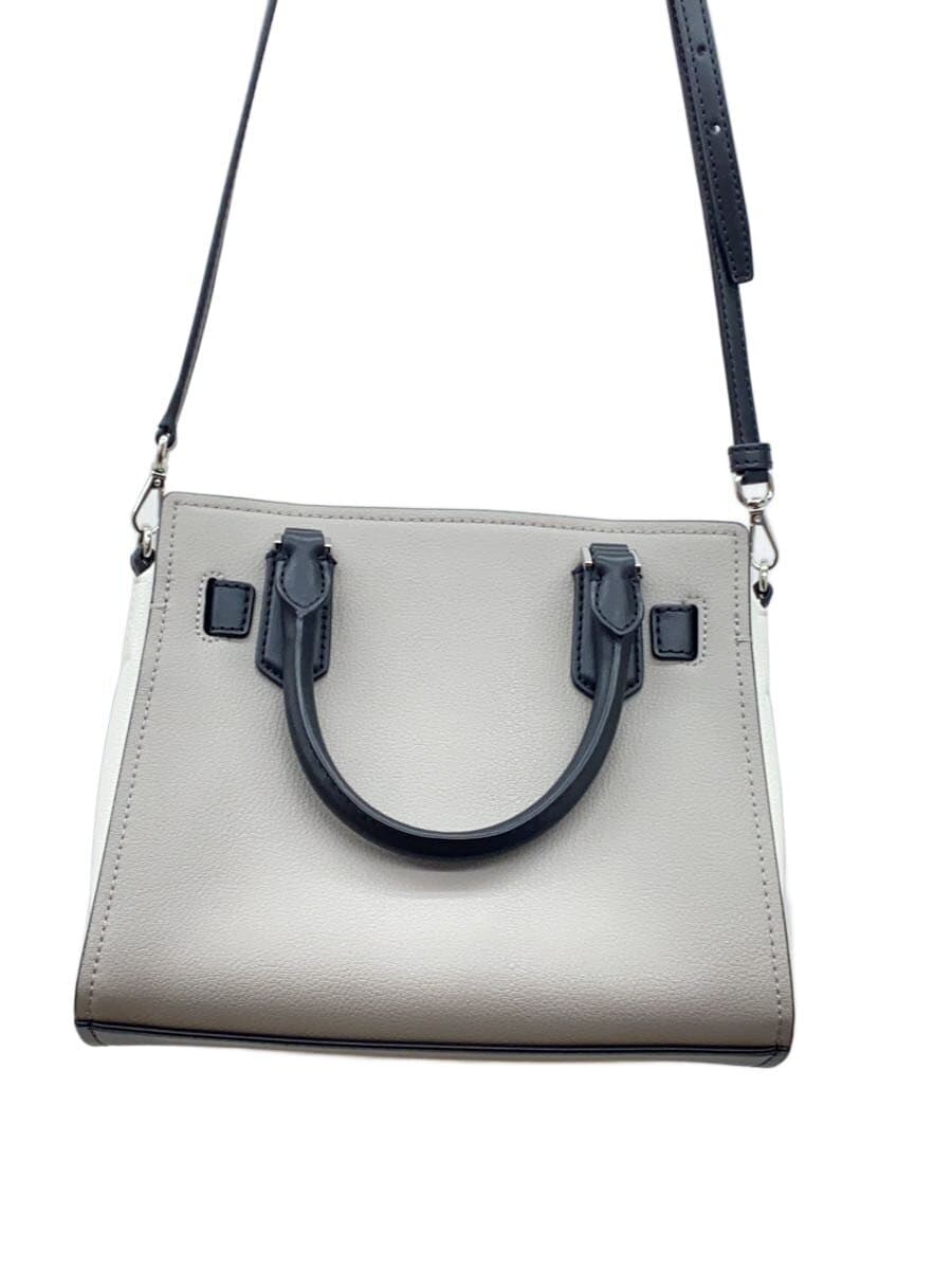 MICHAEL KORSHAMILTON Satchel Small Shoulder Bag Leather GRY 35T5SHMS1T2633 3