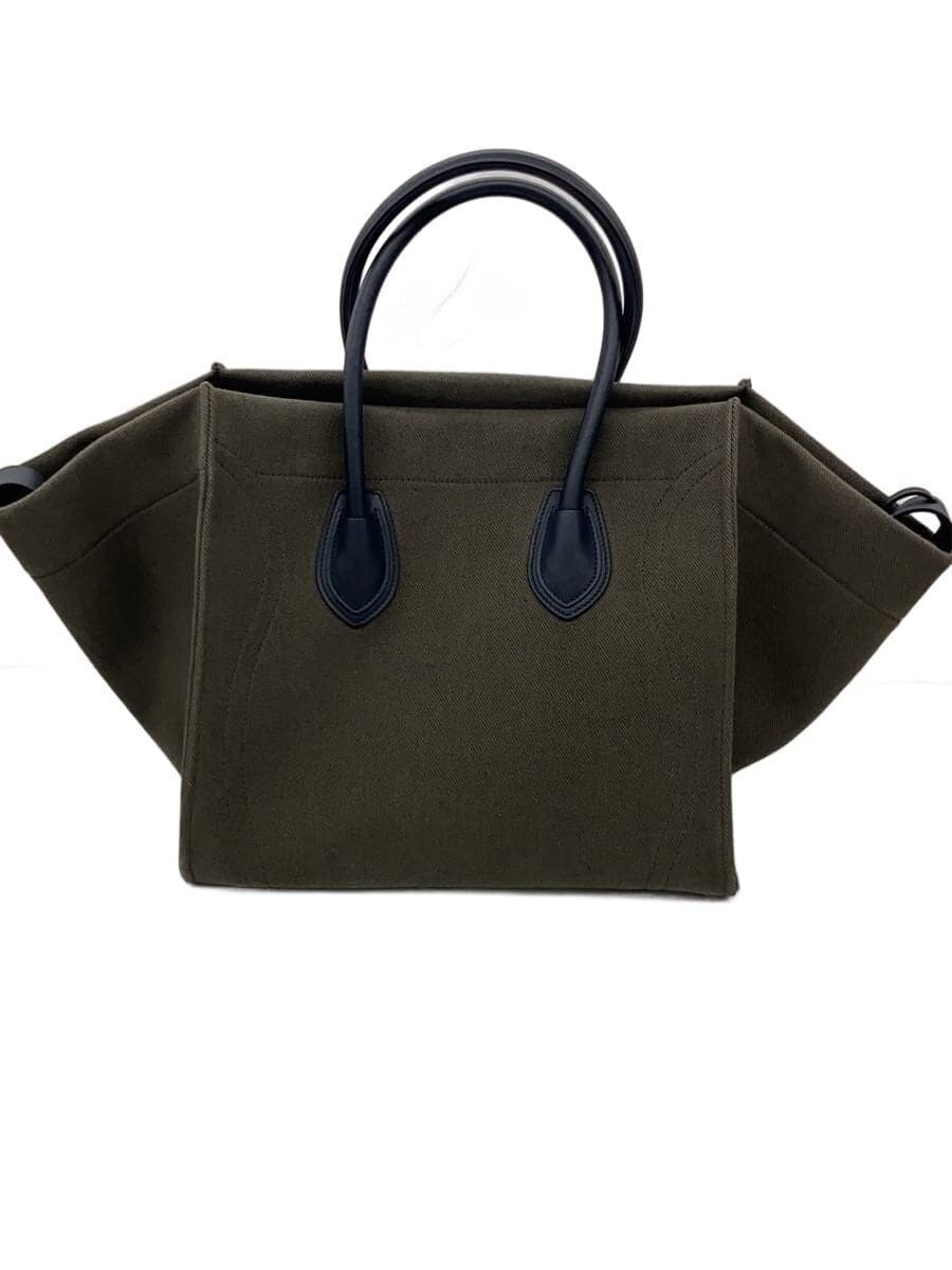 CELINE Luggage Phantom Medium Tote Canvas KHK Solid 3