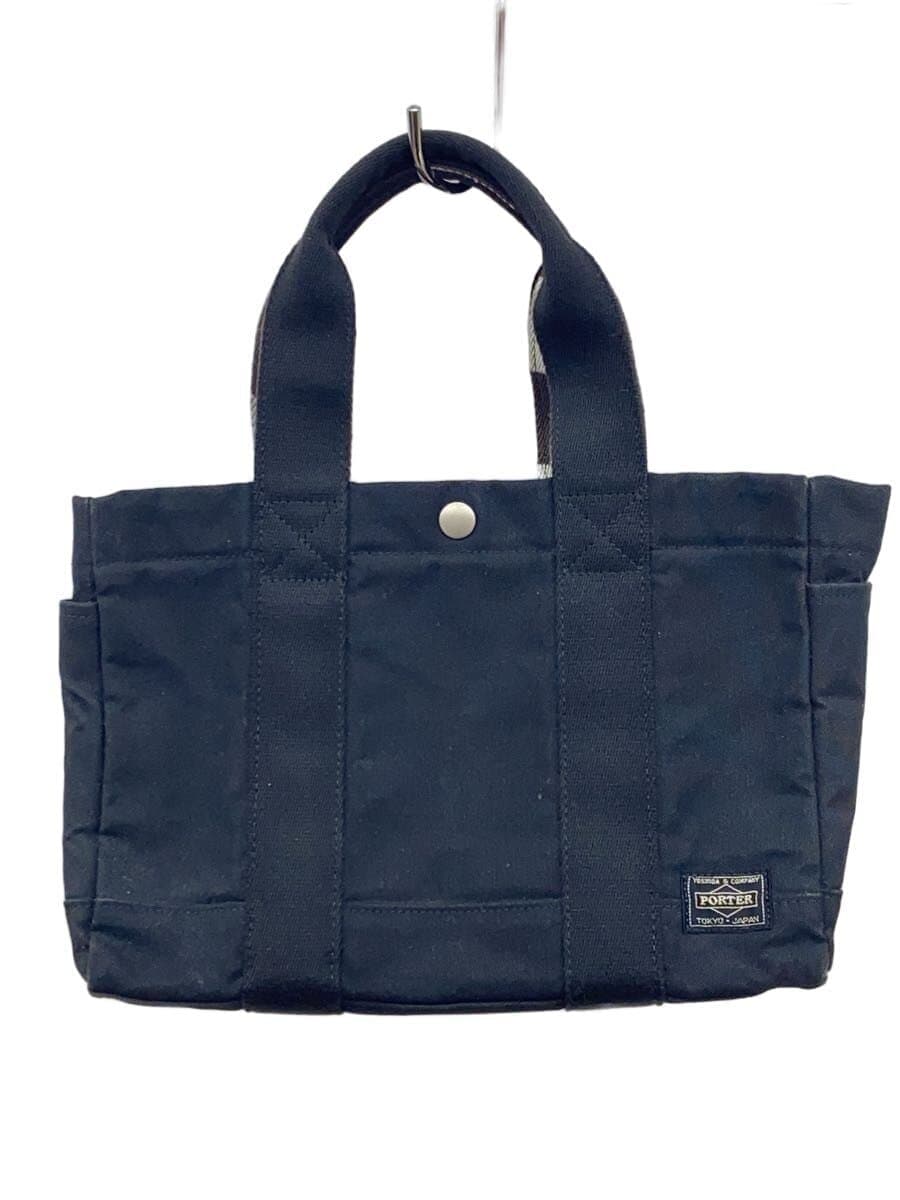 PORTER Paint Tote Bag Canvas BLK 716-06632