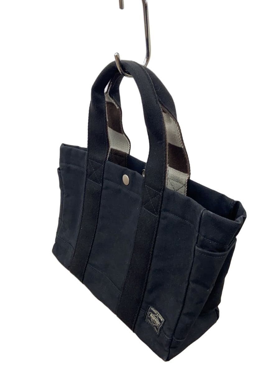 PORTER Paint Tote Bag Canvas BLK 716-06632 2
