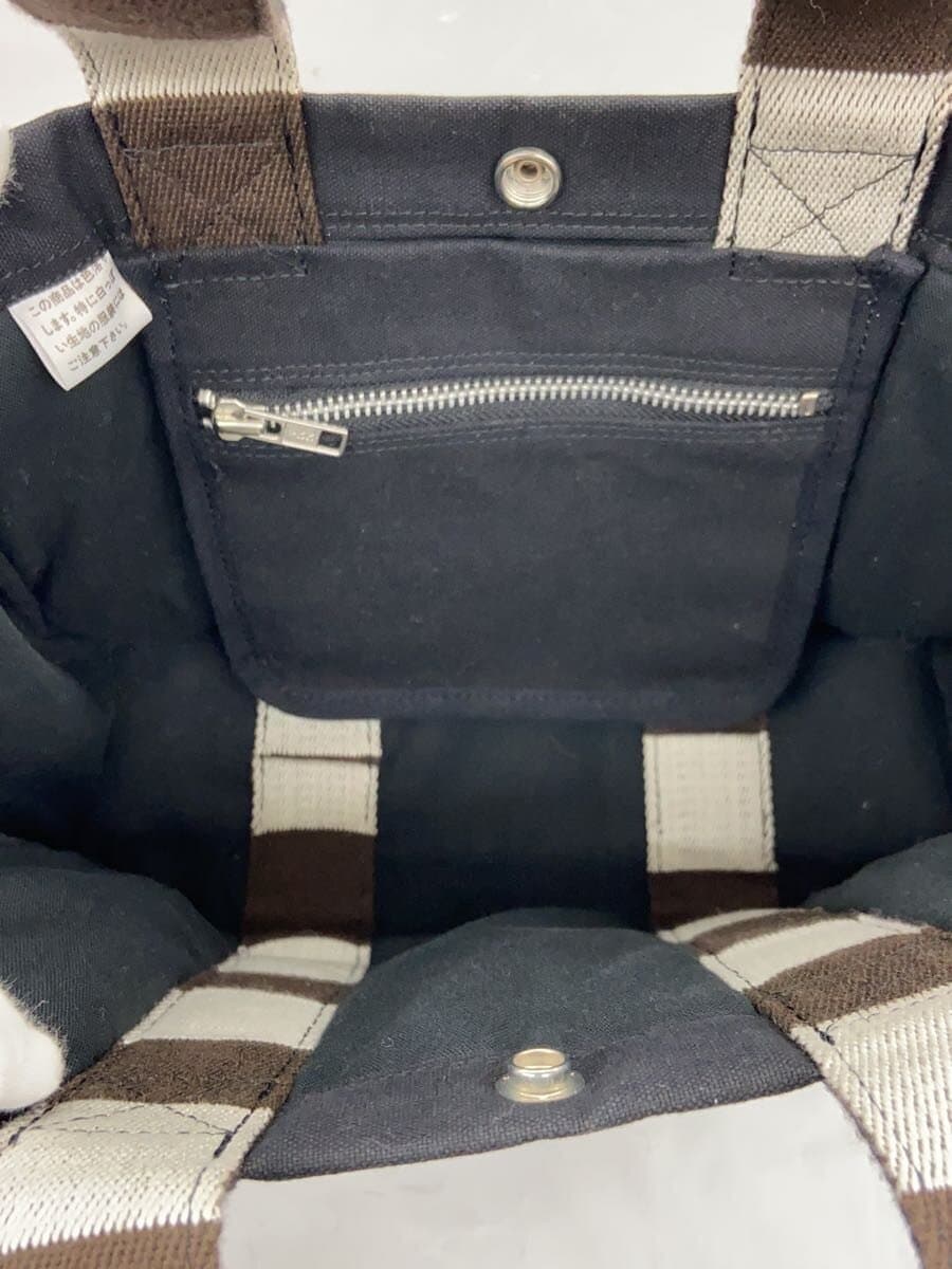 PORTER Paint Tote Bag Canvas BLK 716-06632 4