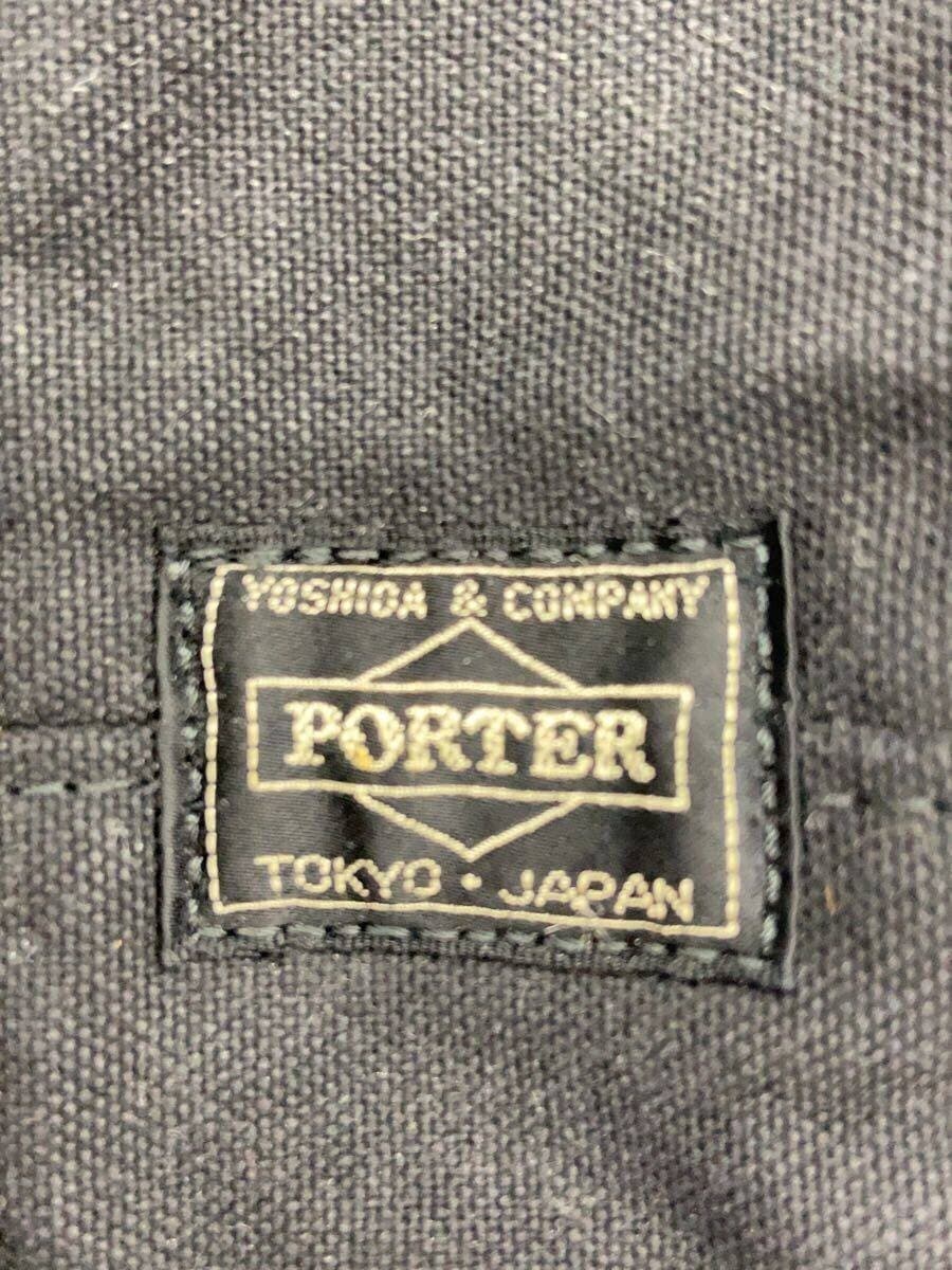 PORTER Paint Tote Bag Canvas BLK 716-06632 5