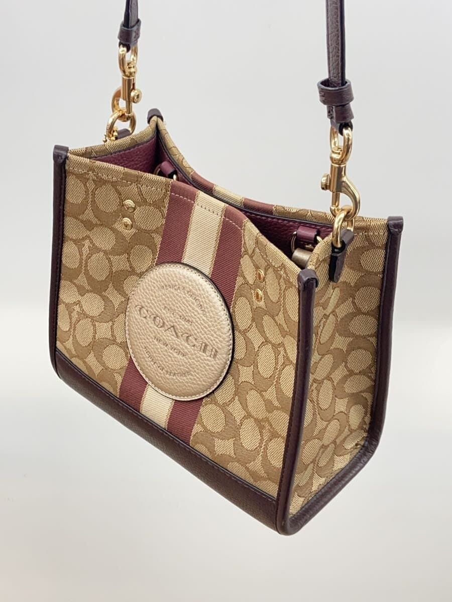 COACH Dempsey Tote 22_Signature_With Strap and COACH Patch Canvas BRD All Over 2