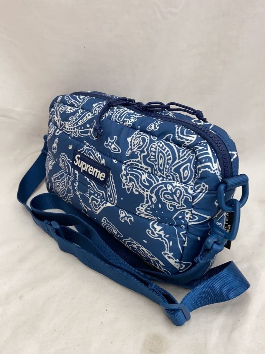 Supreme shoulder bag nylon BLU 2