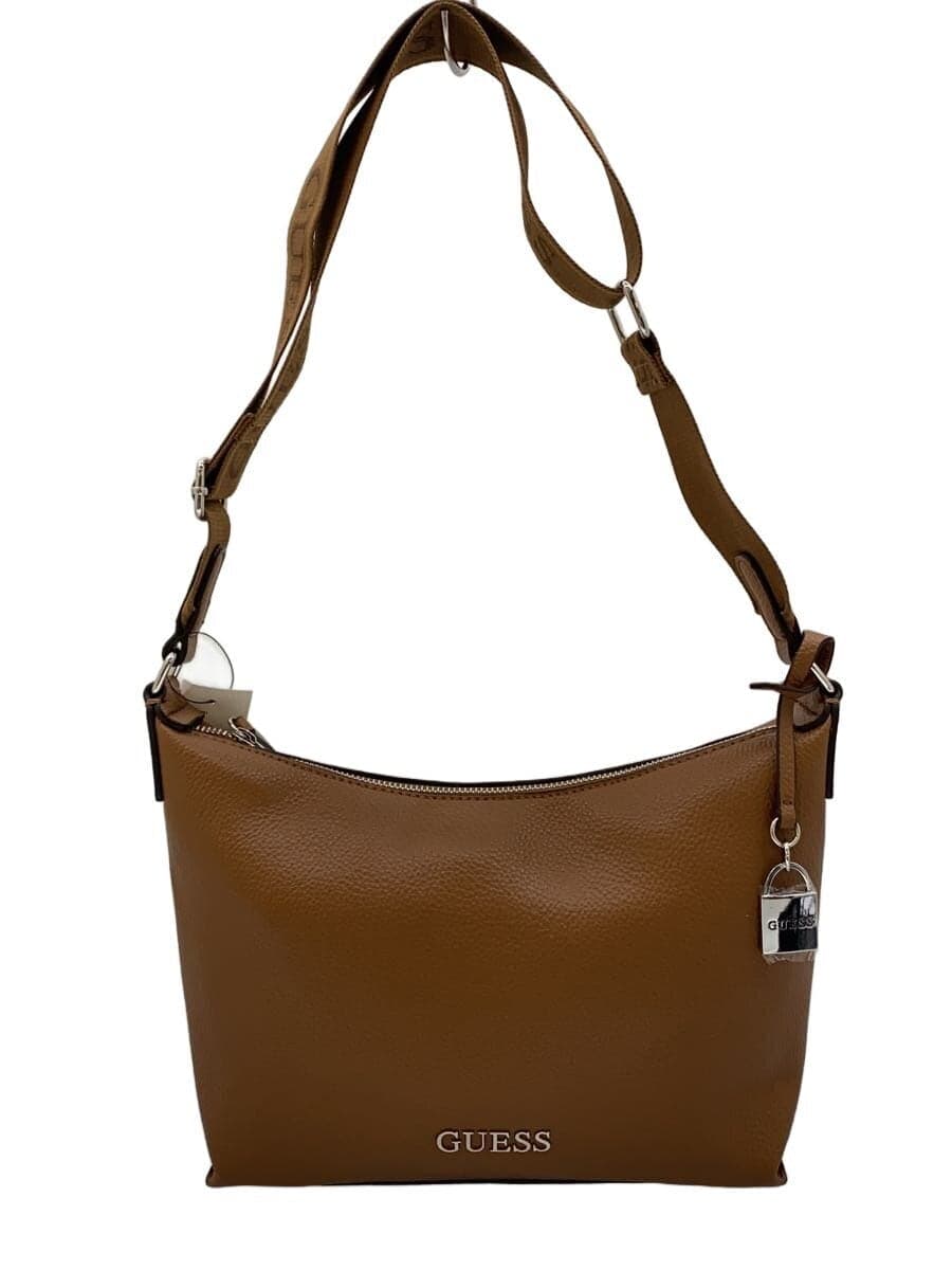 GUESS handbag polyester BRW solid color PE998528