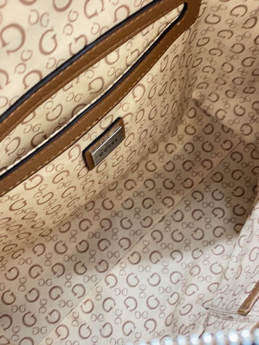 GUESS handbag polyester BRW solid color PE998528 6