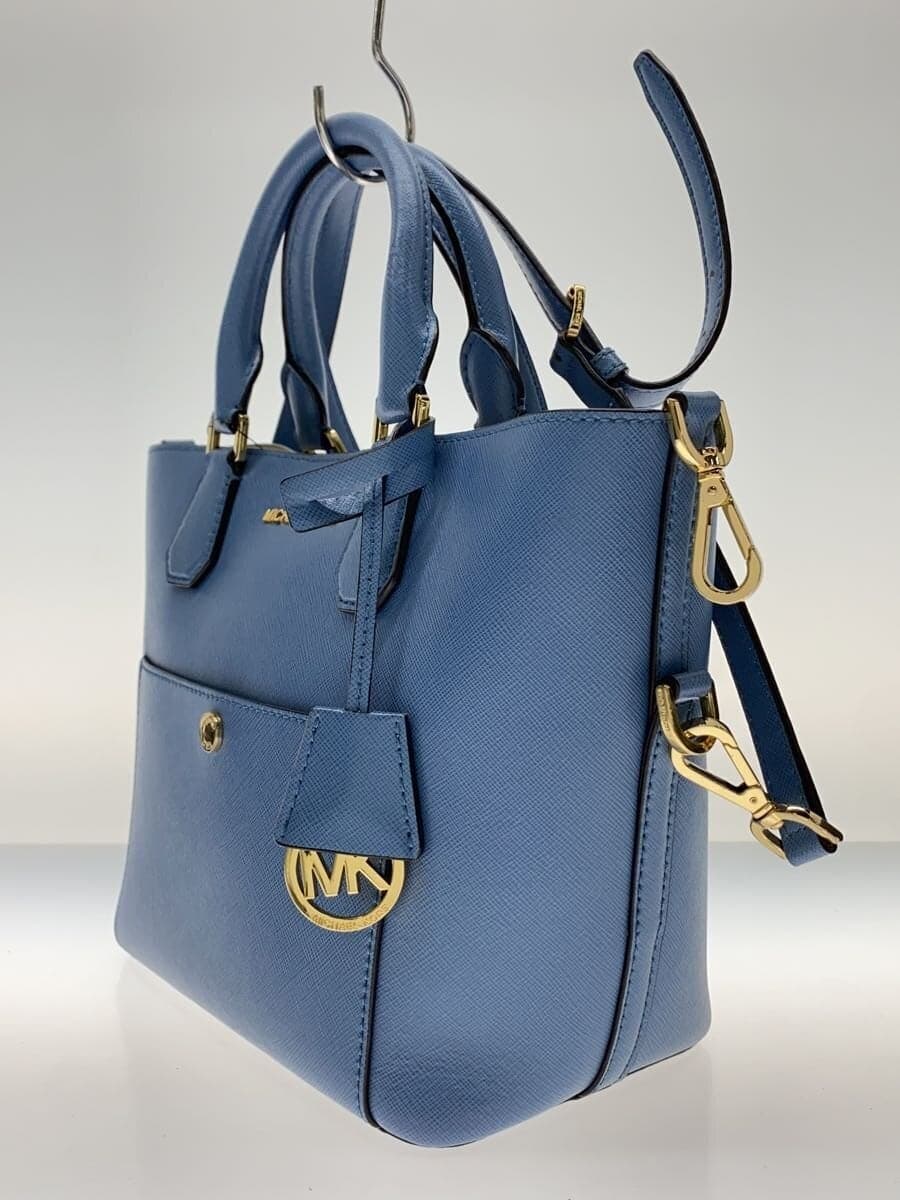 MICHAEL KORS shoulder bag PVC BLUE solid AV-1505 2
