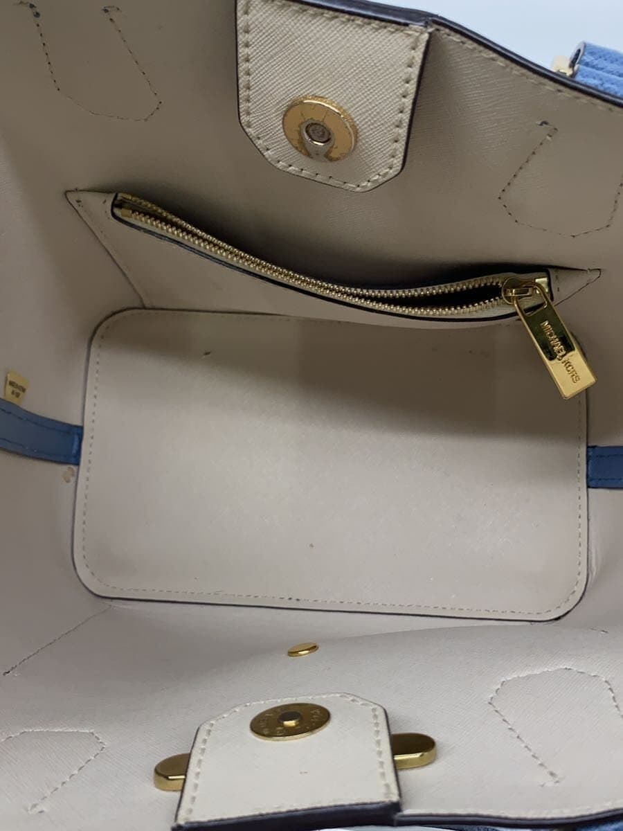 MICHAEL KORS shoulder bag PVC BLUE solid AV-1505 6