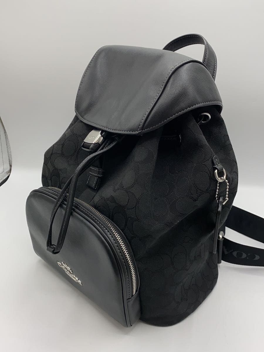 COACH Backpack BLK All Over Pattern CT812 2