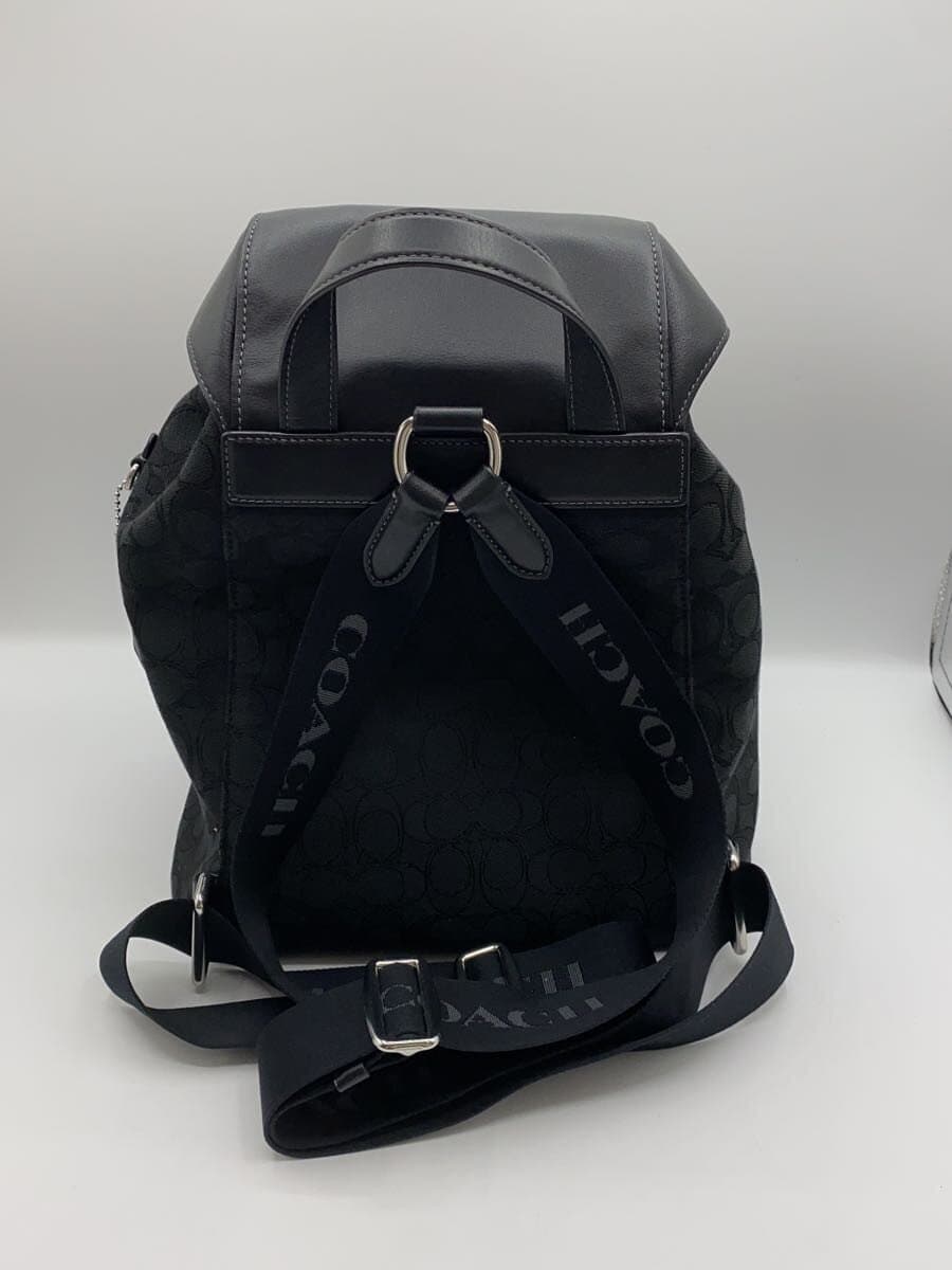 COACH Backpack BLK All Over Pattern CT812 3